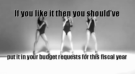 Giphy Budgeting is smart.